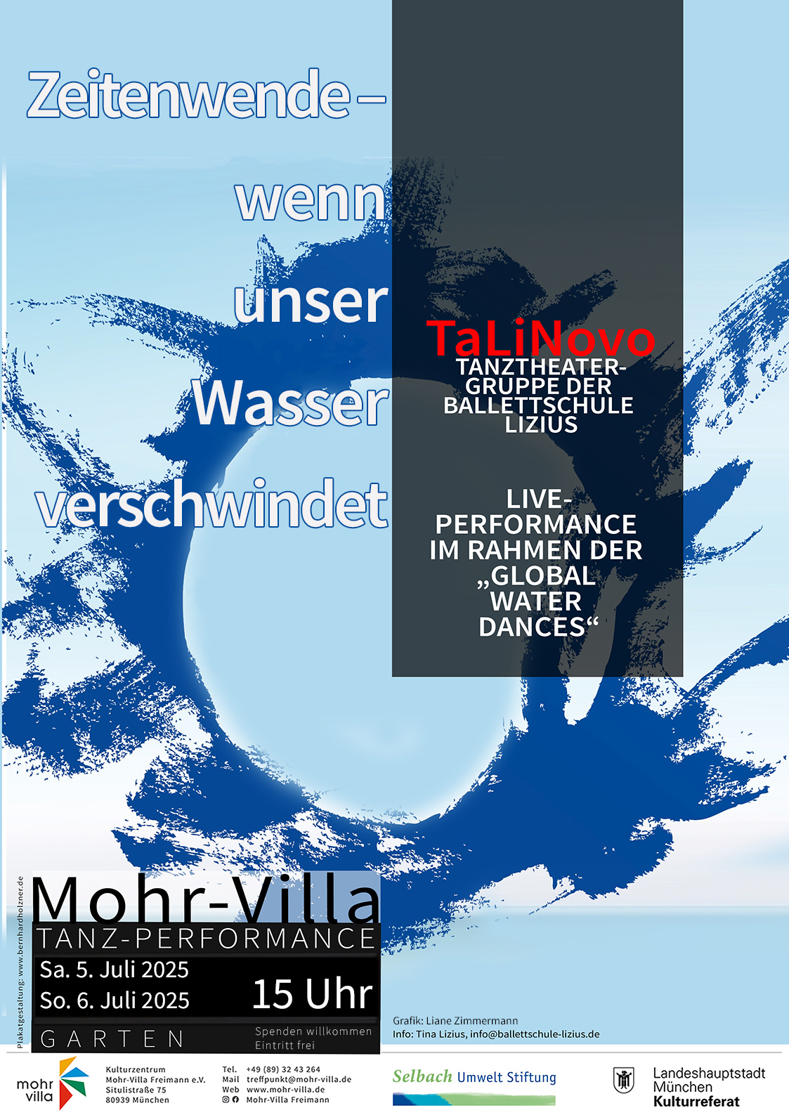 global water dance-web Global Water Dances, Talinovo Tanztheater, Tina Lizius, München